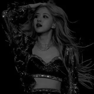 ⬛ Rose K-pop, Rose, Blackpink, Piosenkarka, Gwiazda, Idol telegram sticker