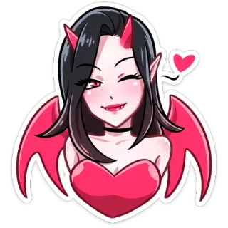 Дьяволица (@TgSticker) whatsapp stickers