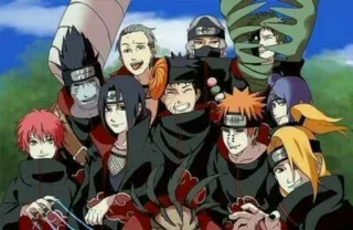 😐 Naruto Аниме, Акацуки, Ниндзя, Команда, Группа telegram sticker