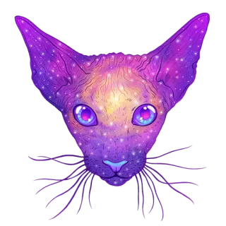 Cosmic Cats telegram stickers
