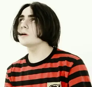 🌚 persona, hombre, retrato, emo, ojos, cara telegram sticker