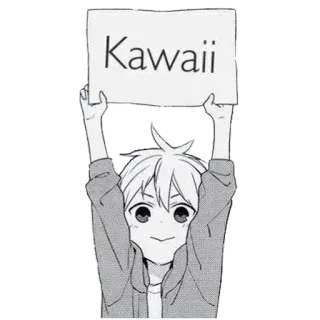 😍 Kawaii anime, manga, cute, japanese, kawaii telegram sticker