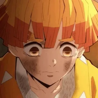 ⚡ Zenitsu Agatsuma Demon Slayer 애니메이션, 귀멸의 칼날, 아가츠마 젠이츠, 만화, 망가 telegram sticker