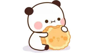 🫖 Panda, Lindo, Animal, Dibujo animado, Kawaii, Sticker telegram sticker