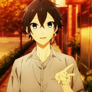 ❤ Izumi Miyamura Horimiya Anime, Horimiya, Izumi, Miyamura, Manga, Schule telegram sticker