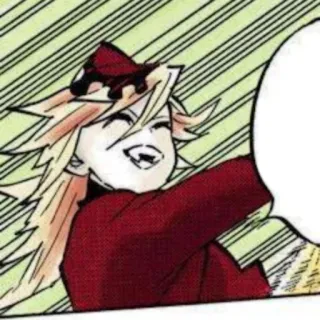💖 Douma Demon Slayer anime, demon, manga, smile, character telegram sticker