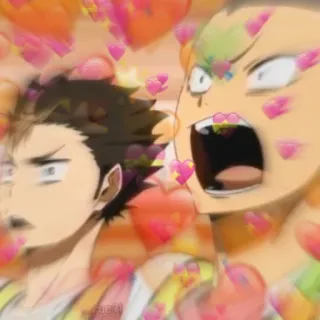 ☺️ Anime, Herzen, Lustig, Reaktion, Liebe, Süß telegram sticker