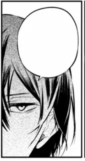 🥚 Mangá, Anime, Balão de fala, Retrato, Expressão telegram sticker