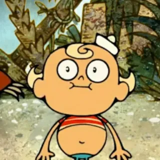 😋 Flapjack The Marvelous Misadventures of Flapjack kreskówka, postać, Flapjack, animacja, śmieszne, dziecko telegram sticker