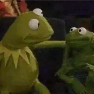 😃 Kermit frog, muppets, kermit the frog telegram sticker