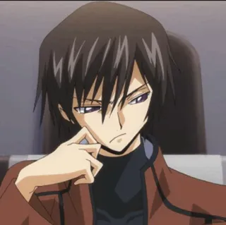 🥀 Lelouch Lamperouge Code Geass Anime, Personaggio, Lelouch, Code Geass whatsapp sticker