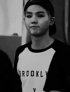 ➰ BROOKLYN pria, hitam putih, topi, orang, brooklyn telegram sticker