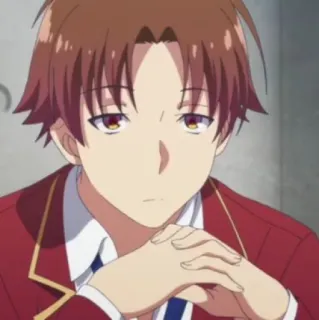 🏫 Kiyotaka Ayanokouji Classroom of the Elite Anime, Personnage, Classroom of the Elite, Kiyotaka Ayanokouji whatsapp sticker
