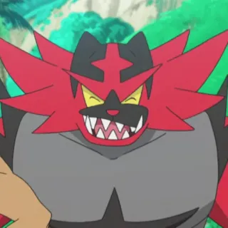 😁 Incineroar Pokemon Pokemon, Incineroar, Fire type, Fighting type telegram sticker