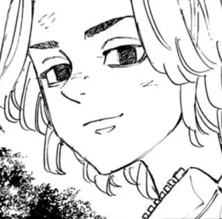 🪦 Manga, Anime, Ritratto, Schizzo, Personaggio telegram sticker
