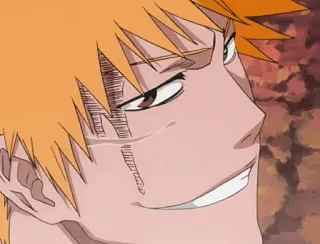 😏 Ichigo Kurosaki Bleach anime, manga, ichigo, bleach, kurosaki telegram sticker