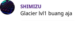 🤔 Glacier lvl1 buang aja telegram sticker