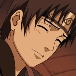 😌 Hayate Gekko Naruto anime, naruto, character, hayate gekko telegram sticker