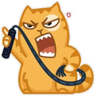 5 koteek serogo telegram stickers