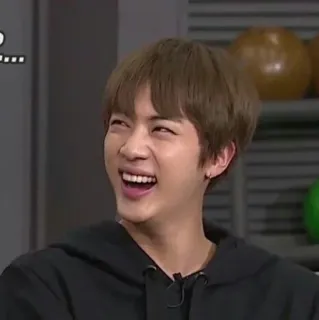 😂 Jin ... kpop, jin, 搞笑, 歌手, bts telegram sticker