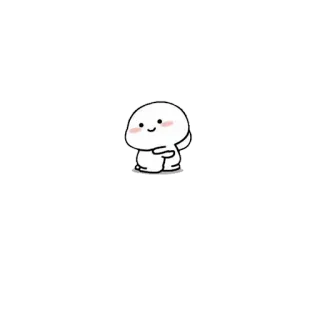 😍 cute, kawaii, blob, cartoon, character, happy telegram sticker