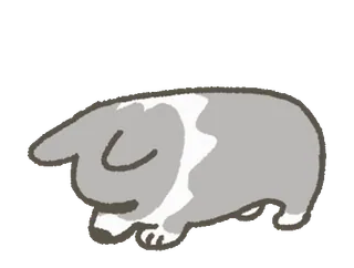 😰 hond, slaperig, dier, cartoon whatsapp sticker