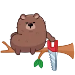 Мишка Михаил @TgSticker telegram stickers