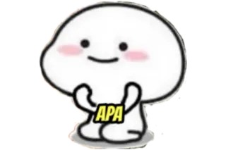 🍓 APA Sticker, Cartone animato, Carino, Adorabile telegram sticker