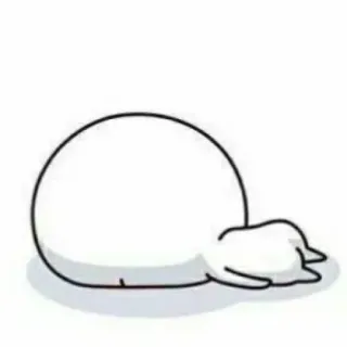 😭 bianco, macchia, triste, semplice, cartone animato telegram sticker