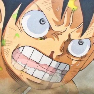🍞 Luffy One Piece 动漫, 漫画, 海贼王, 路飞, 卡通 telegram sticker