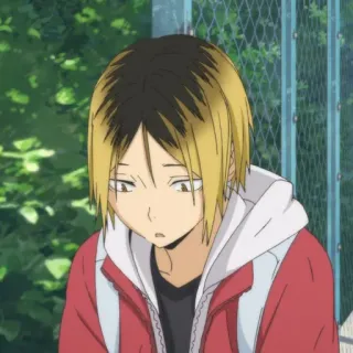 🏐 Kenma Kozume Haikyuu!! Anime, Kenma, Haikyuu, Volleyball, fatigué telegram sticker