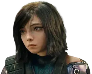 🙁 Alita Alita: Battle Angel Anime, Mangá, Cyborg, Battle Angel, Alita, Filme whatsapp sticker