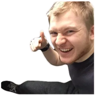👈 pessoa, homem, polegar para cima, sorriso, positivo, celebração telegram sticker