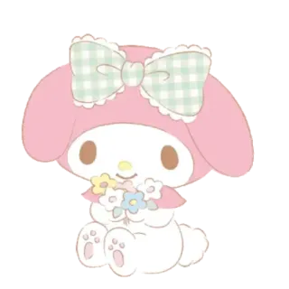 🌸 My Melody 마이멜로디, 산리오, 귀여운, 카와이, 캐릭터, 토끼 whatsapp sticker