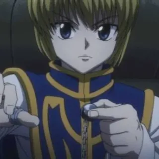 🇯🇵 Kurapika Hunter x Hunter anime, character, manga, kurapika, hunter x hunter, fanart telegram sticker