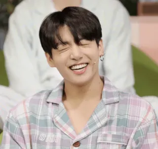 😁 Jungkook kpop, bts, jungkook, idole, chanteur, sourire, joyeux telegram sticker