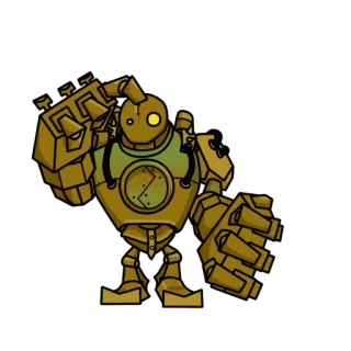 😯 ロボット, スチームパンク, 機械, オートマタ, キャラクター telegram sticker