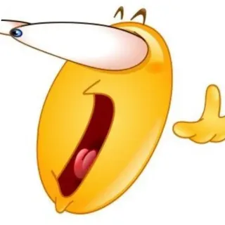 🐦 Yellow Emoji whatsapp sticker