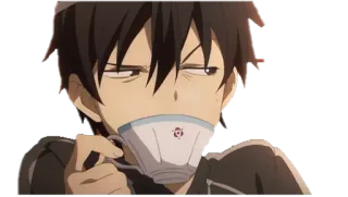 ⚔ anime, cartoon, tea, drinking, character telegram sticker