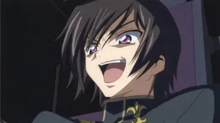 😂 Lelouch Lamperouge Code Geass anime, lelouch, code geass, böse, planung telegram sticker