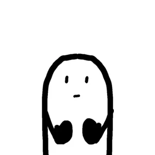 🌱 낙서, 캐릭터, 블롭, 일러스트, 미니멀, 스케치, 만화 telegram sticker