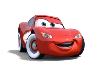 🚘 Lightning McQueen Cars Auto, Saetta McQueen, Disney, Pixar, cartoni animati, macchina telegram sticker