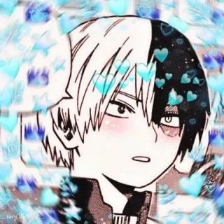 ❄️ Shoto Todoroki My Hero Academia Anime, Manga, Shoto Todoroki, My Hero Academia telegram sticker