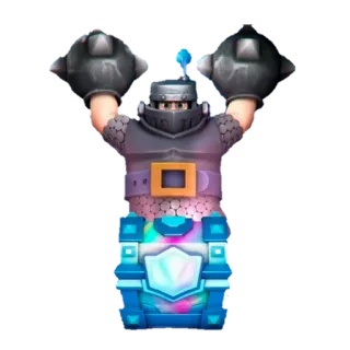 🔘 armure, chevalier, guerrier, jeu vidéo, Clash Royale whatsapp sticker