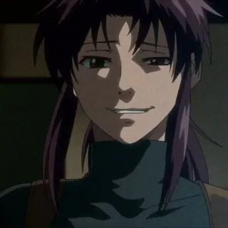 😆 Anime, arrogant, Lächeln, Porträt, lange Haare whatsapp sticker
