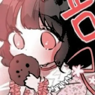 🎀 OF fille anime, cookie, mignon, kawaii, manga, illustration, dessin animé telegram sticker