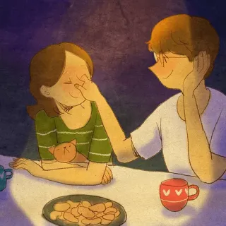 🈯 Liebe, Paar, Süß, Romantisch, Herz telegram sticker