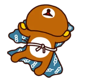 😶 หมี, น่ารัก, คาวาอิ, การ์ตูน, สัตว์, เต้น telegram sticker