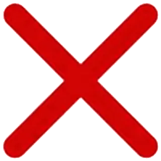❌