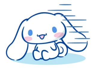 🐰 Cinnamoroll cinnamoroll, sanrio, cute, kawaii, bunny telegram sticker